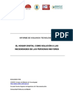 El Hogar Digital Como Solución A Las Necesidades de Las Personas Mayores