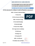 CorelDRAW Keyboard Shortcut Keys LMP