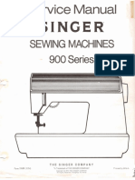 Singer 900 Series Service Manual