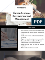 Chapter 3 - Human Resource Development and Management