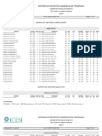 Listado de Horario Por Programa