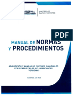 Manual de Normas y Procedimiento de Combustile 2022