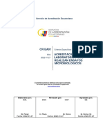 CR Ea01 Acreditación de Laboratorios Que Realizan Ensayos Microbiologicos