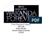 Black Panther Final Research Report