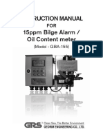 15PPM Bilge Alarm (Gba-155) Manual (Rev5)