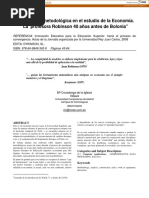 Una Lección Metodológica en El Estudio de La Economía - Joan Robinson