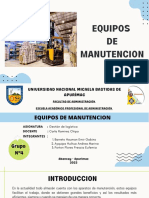 Equipos de Manutención