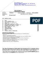 Detergente Geral: Sugestão de Fórmula Sugestão de Fórmula Sugestão de Fórmula Sugestão de Fórmula