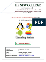 E-Content OS Full Notes Unit - 1 To 4