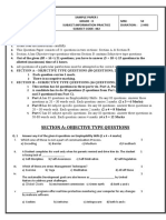 10TH Sample Paper 1