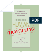 Domestic Sexual Violence Advocate Handbook Human Trafficking