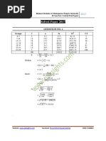 Business Statistics Mathematics Solved Past Paper 2017