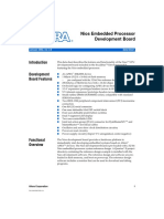 Nios Development Board Datasheet