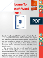 Word 2016