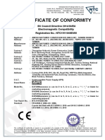 NTC1911640EV00 UPS BX950MI EN62040-2 C2 CE-EMC Cert