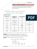 Dérivés Et Primitives