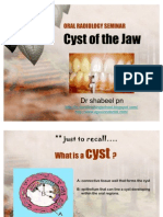 Cyst of Jaws-Radiology