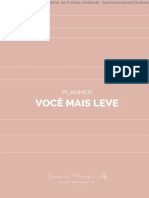 Planner Você Mais Leve - Jéssica Pelegrin