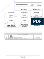 STD-SSO-020 Seguridad Radiologica