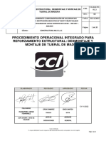 Pc. 1505 j05 - Ref. Pabellon K - Desmontaje y Montaje de Tijeral de Madera