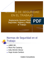 Normas de Seguridad en El Trabajo