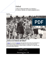 Historia Del Fútbol