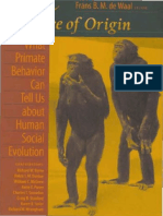 Tree of Origin What Primate Behavior Can Tell Us About Human Social Evolution (Frans B. M. de Waal, Richard Byrne Etc.)