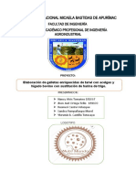 Elaboracion de Galletos de Tecno