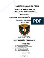 Silabo de Instruccion Policial Ii