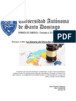 Ensayo Sobre La Historia Del Derecho Comparado