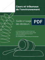 726 Cours Et Tribunaux de Lenvironnement