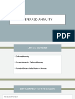 Deferred Annuity