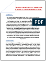 Development of High-Strengh Self-Compacting Concre