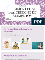 Régimen Legal Del Derecho de Alimentos