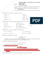 Segunda Lista de Exercicios