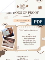 Methods of Proof