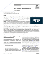 Toward An Animal Model of Borderline Personality Disorder