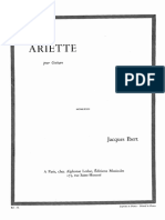 Jacques Ibert - Ariette