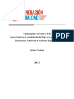 Declaración y Plataforma de Acción de Beijing (1995) Informe Nacional