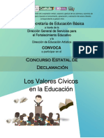 Convocatoria Declamación 2023