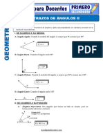 Trazos de Angulos II para Primero de Secundaria