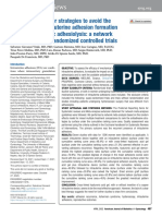 Postsurgical Barrier Strategies Hysteroscopic Adhesiolysis