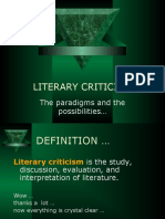 Literary Criticism