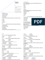 Creative Writing Diagnostic Test