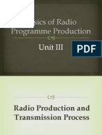 Radio Production Unit 3