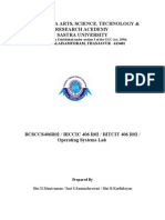 Operating Systems Lab Manual JNTU