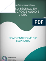 Curso Técnico em Produção de Áudio e Vídeo