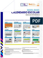 Calendario - Escolar - 2022 - 2023