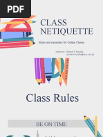 Class Netiquette