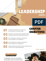 Lesson 2. Leadership